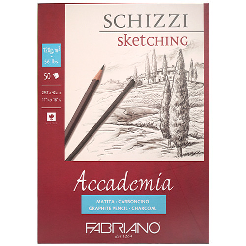 화방넷[특가할인]파브리아노 아카데미아 스케치북 A3 120g 50매 AC03
