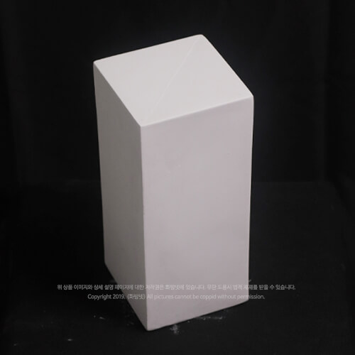 화방넷사각기둥 10 x 24 cm 석고모형 , 석고상, 조각상, 인테리어 소품