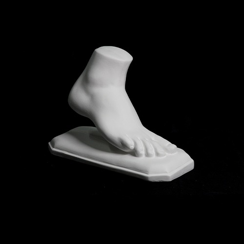 화방넷석고모형, 석고상 여자 발 (5번) 석고상 29 x 19.5cm