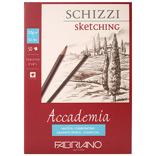 화방넷파브리아노 아카데미아 스케치북 A4 120g 50매 AC02