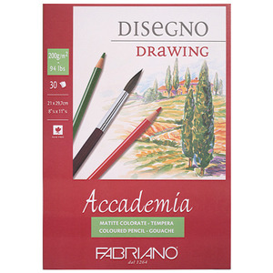 화방넷파브리아노  아카데미아 스케치북 A4 200g 30매 AC05