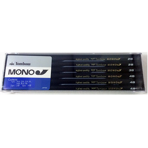 화방넷[한정수량] 톰보우 모노 J 연필 세트 12자루 (4H-4B)